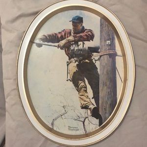 ✨ Norman Rockwell Serving Tray